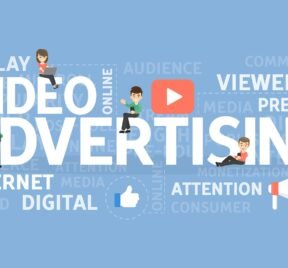 Video advertising concept.